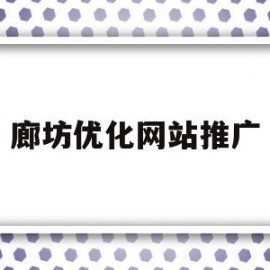 廊坊优化网站推广(廊坊整站霸屏优化推广)