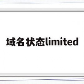 域名状态limited(域名状态查询)