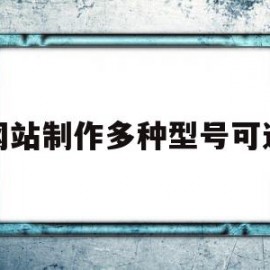 网站制作多种型号可选(网站制作多种型号可选什么)