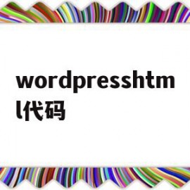 wordpresshtml代码(wordpress添加js代码)