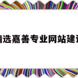 精选嘉善专业网站建设的简单介绍