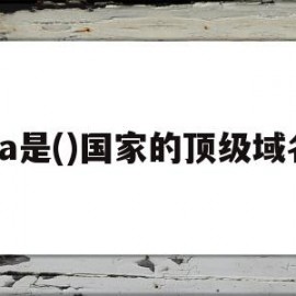 ca是()国家的顶级域名(顶级域名“cn”表示哪个国家)