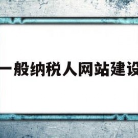 一般纳税人网站建设(一般纳税人网上申报税务流程)