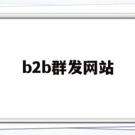 b2b群发网站(b2b免费发布工具)