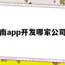 河南app开发哪家公司好(河南app开发哪家公司好一点)