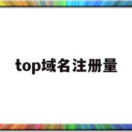 top域名注册量(top域名注册价格)