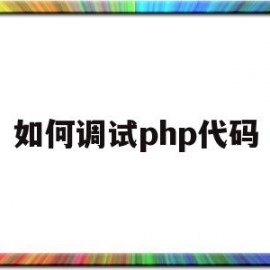 如何调试php代码(php代码调试心得体会)