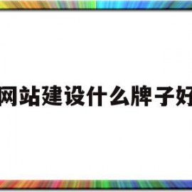 网站建设什么牌子好(网站建设公司哪家好?该如何选择?)