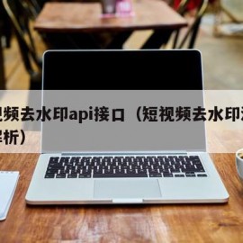 短视频去水印api接口（短视频去水印源码含解析）