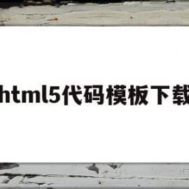 html5代码模板下载(html5在线代码编辑器)