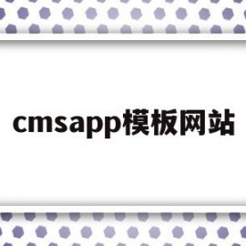 关于cmsapp模板网站的信息