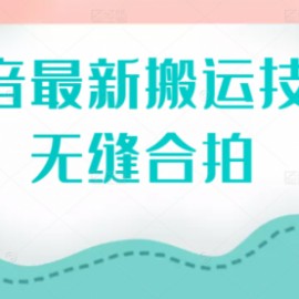 抖音最新搬运技术：无缝合拍