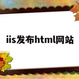 iis发布html网站(iis 发布网站不能访问)