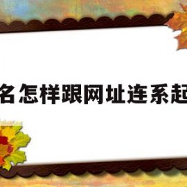 域名怎样跟网址连系起来(网址和域名的相互关系是什么?)