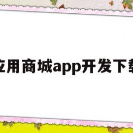 应用商城app开发下载(应用商城app开发下载安装)