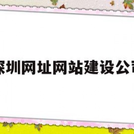 深圳网址网站建设公司(深圳网址网站建设公司有哪些)