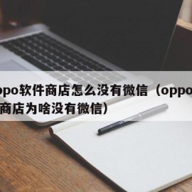 oppo软件商店怎么没有微信（oppo软件商店为啥没有微信）