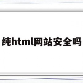 纯html网站安全吗(html网页软件有哪些)