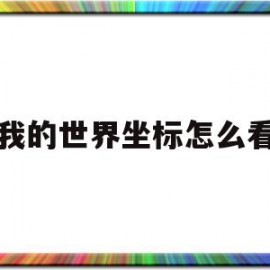 我的世界坐标怎么看(我的世界坐标怎么看方向)