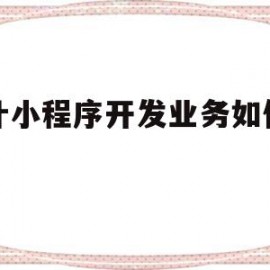 关于设计小程序开发业务如何记账的信息