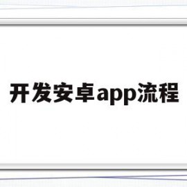 开发安卓app流程(开发安卓app流程图)