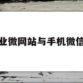 企业微网站与手机微信号(手机微信如何变成企业微信)