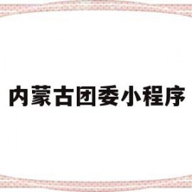 内蒙古团委小程序(内蒙古招生考试信息网官方小程序)