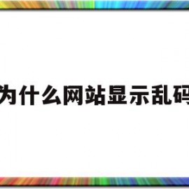 为什么网站显示乱码(网址打开是乱码怎么办)