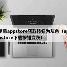 苹果appstore获取按钮为灰色（appstore下载按钮变灰）