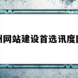 广州网站建设首选讯度网络(广州网站建设首选讯度网络是什么)