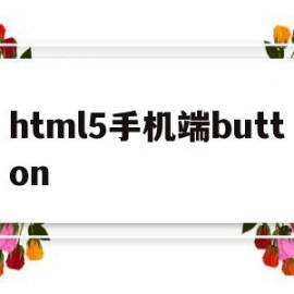 html5手机端button(html5手机端页面布局代码)