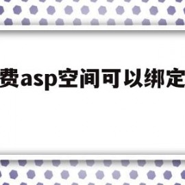 免费asp空间可以绑定域名的简单介绍