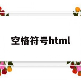 空格符号html(空格符号王者荣耀名字)