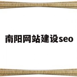 南阳网站建设seo(南阳网站建设公司)