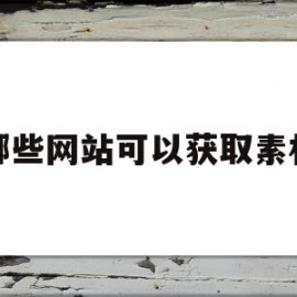 哪些网站可以获取素材(哪些网站可以获取素材的软件)