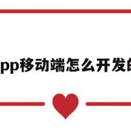 app移动端怎么开发的(移动端app开发用什么语言)