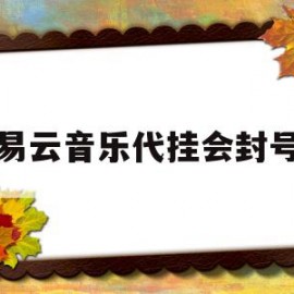 网易云音乐代挂会封号吗(网易云音乐代挂会封号吗安全吗)