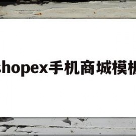 shopex手机商城模板(shopee手机版卖家中心)