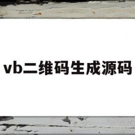 vb二维码生成源码(vba二维码生成器源码)