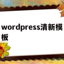 wordpress清新模板(wordpress seo模板)