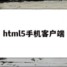 html5手机客户端(如何在手机上HTML5)