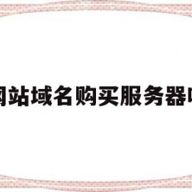 网站域名购买服务器吗(域名购买后网站搭建)