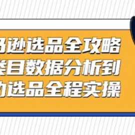 亚马逊选品全攻略：从类目数据分析到成功选品全程实操