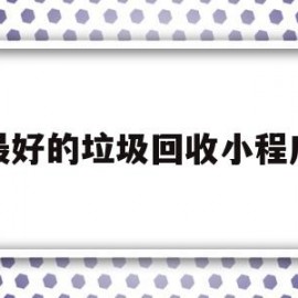 最好的垃圾回收小程序(最好的垃圾回收小程序叫什么)