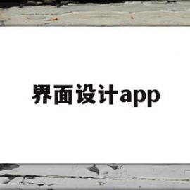 界面设计app(界面设计app总结展望)