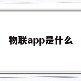 物联app是什么(物联网app下载)