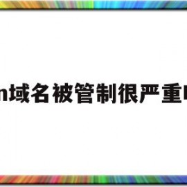 包含cn域名被管制很严重吗的词条