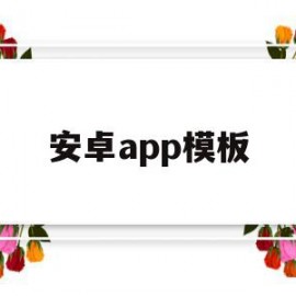 安卓app模板(app模板制作软件)