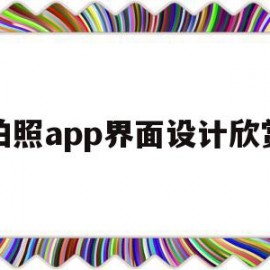 拍照app界面设计欣赏(拍照app界面设计欣赏怎么做)