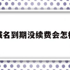 域名到期没续费会怎样(域名到期没续费会怎样呢)